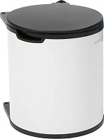 Brabantia Built-in Bin Мусорное ведро автоматич., нержавеющая сталь на 15л, цвет: белый 428081