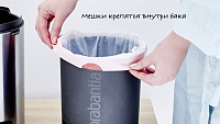 Brabantia NewIcon Мусорное ведро с педалью, нержавеющая сталь на 5л, цвет: стальной матовый FPP 112645