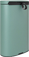 Brabantia FlatBack Мусорное ведро с педалью, нержавеющая сталь на 30л, цвет: минерально-мятный 103964