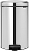 Brabantia NewIcon Мусорное ведро с педалью, нержавеющая сталь на 20л, цвет: стальной полированный 113987