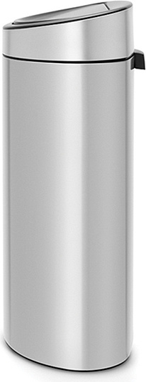 Brabantia Touch Bin New Мусорное ведро нажимн., нержавеющая сталь на 40л, цвет: серый металлик 114922