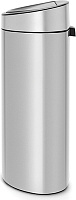 Brabantia Touch Bin New Мусорное ведро нажимн., нержавеющая сталь на 40л, цвет: серый металлик 114922