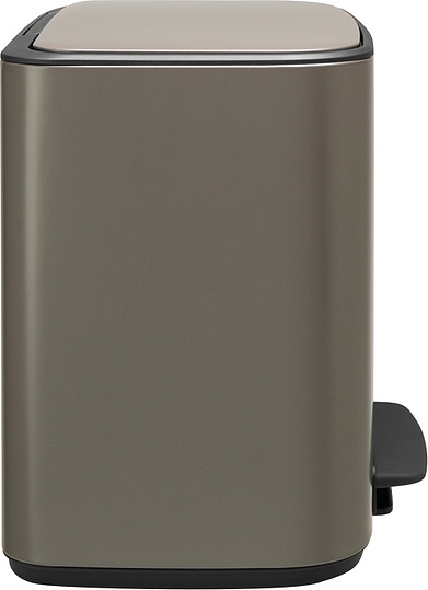 Brabantia Pedal Bin Bo Мусорное ведро с педалью, нержавеющая сталь на 34л, цвет: платиновый 121203