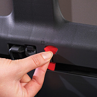 Brabantia Pedal Bin Bo Мусорное ведро с педалью, нержавеющая сталь на 34л, цвет: пламенно-красный 121166