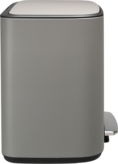 Brabantia Pedal Bin Bo Мусорное ведро с педалью, нержавеющая сталь на 34л, цвет: минерально-серый 121562