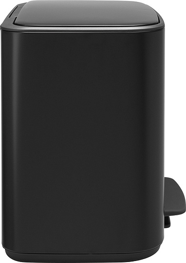 Brabantia Pedal Bin Bo Мусорное ведро с педалью, нержавеющая сталь на 34л, цвет: черный матовый 121227