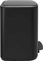 Brabantia Pedal Bin Bo Мусорное ведро с педалью, нержавеющая сталь на 34л, цвет: черный матовый 121227