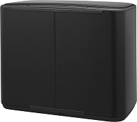 Brabantia Pedal Bin Bo Мусорное ведро с педалью, нержавеющая сталь на 34л, цвет: черный матовый 121227