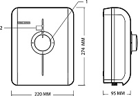 Stiebel Eltron DDH 8 Проточный водонагреватель на 5 л/мин, цвет: белый 236386