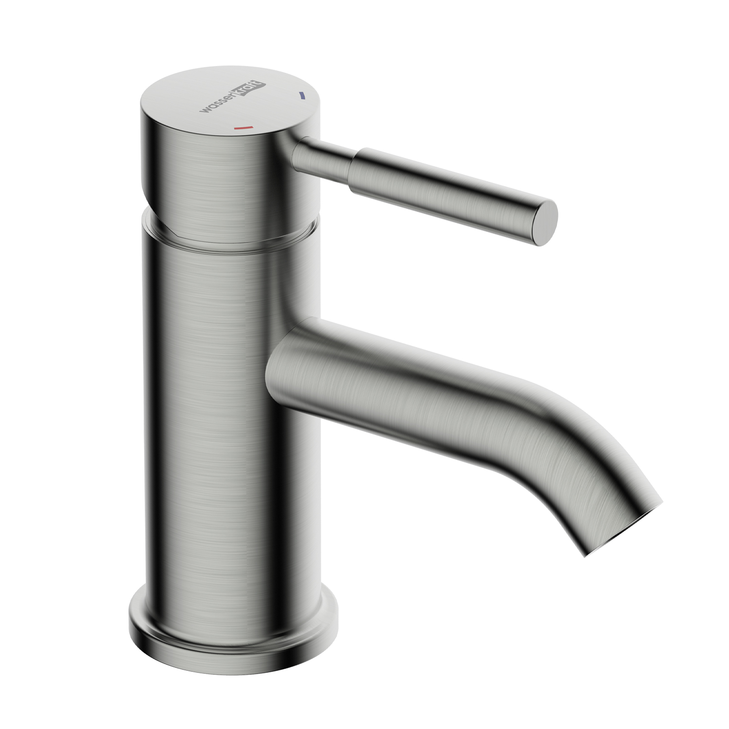 Wasserkraft Wern 4200 Смеситель для раковины на 1 отв., без дк, высота излива 6 см, цвет: никель 4205