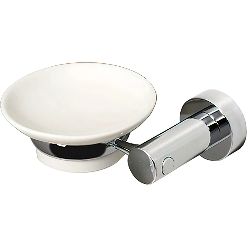 Wasserkraft Мыльница с керамической чашей, подвесная, цвет: хром K-28229