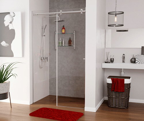 Wasserkraft Vils Душевой уголок 110х100х200h см, универсальный, стекло прозрачное 6-8 мм, цвет: хром 56R16