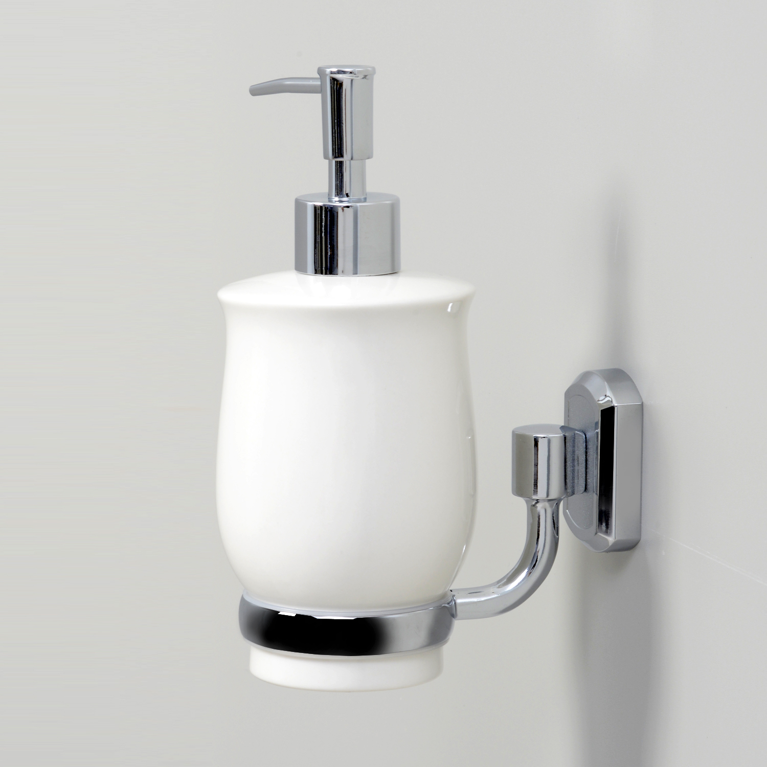 Wasserkraft Дозатор подвесной, фарфор цвет: хром K-24199