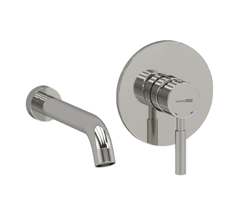 Wasserkraft Смеситель для раковины рычажный: внешняя и внутренняя часть, излив, цвет: хром глянцевый A41513