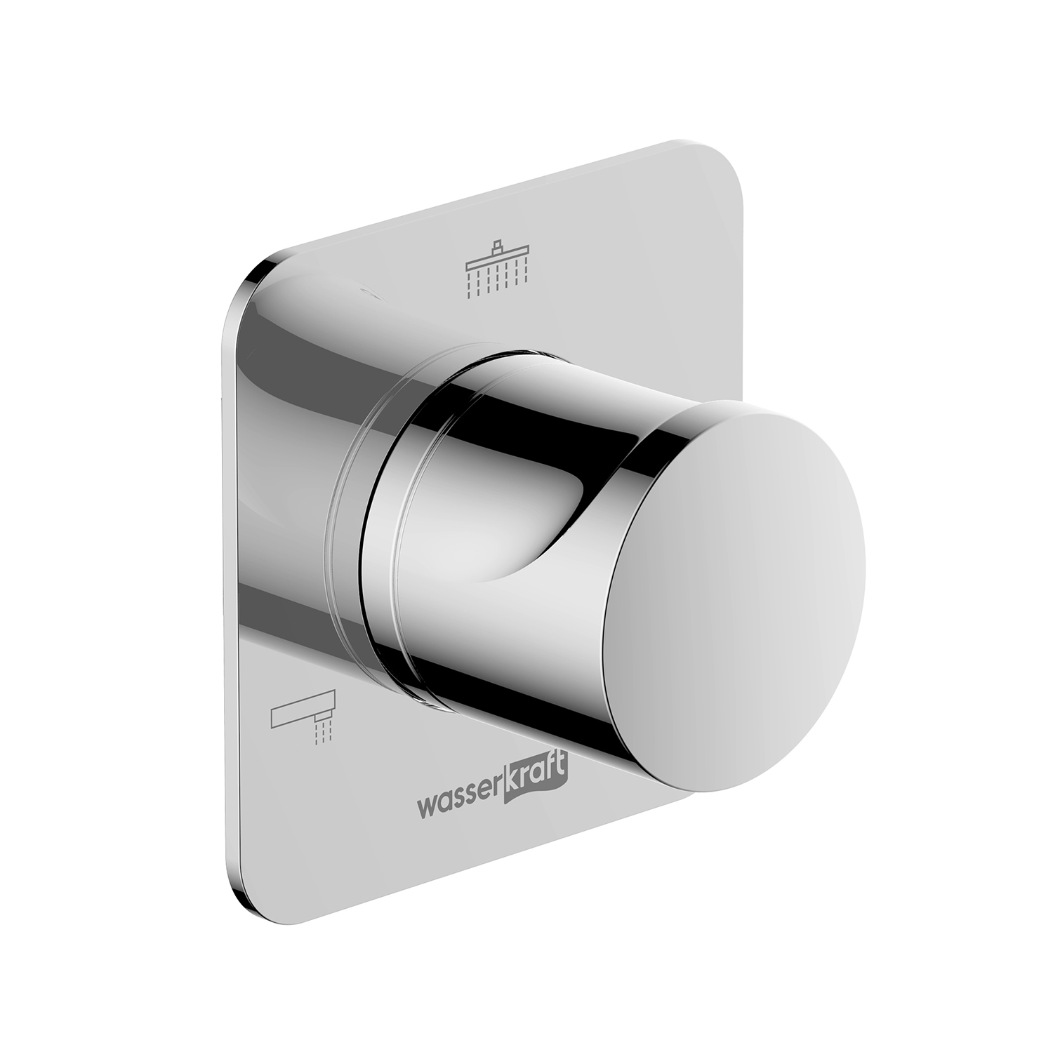 Wasserkraft Weida 3100 Переключатель потоков на 3 источника, с внутренней частью, цвет: хром A269