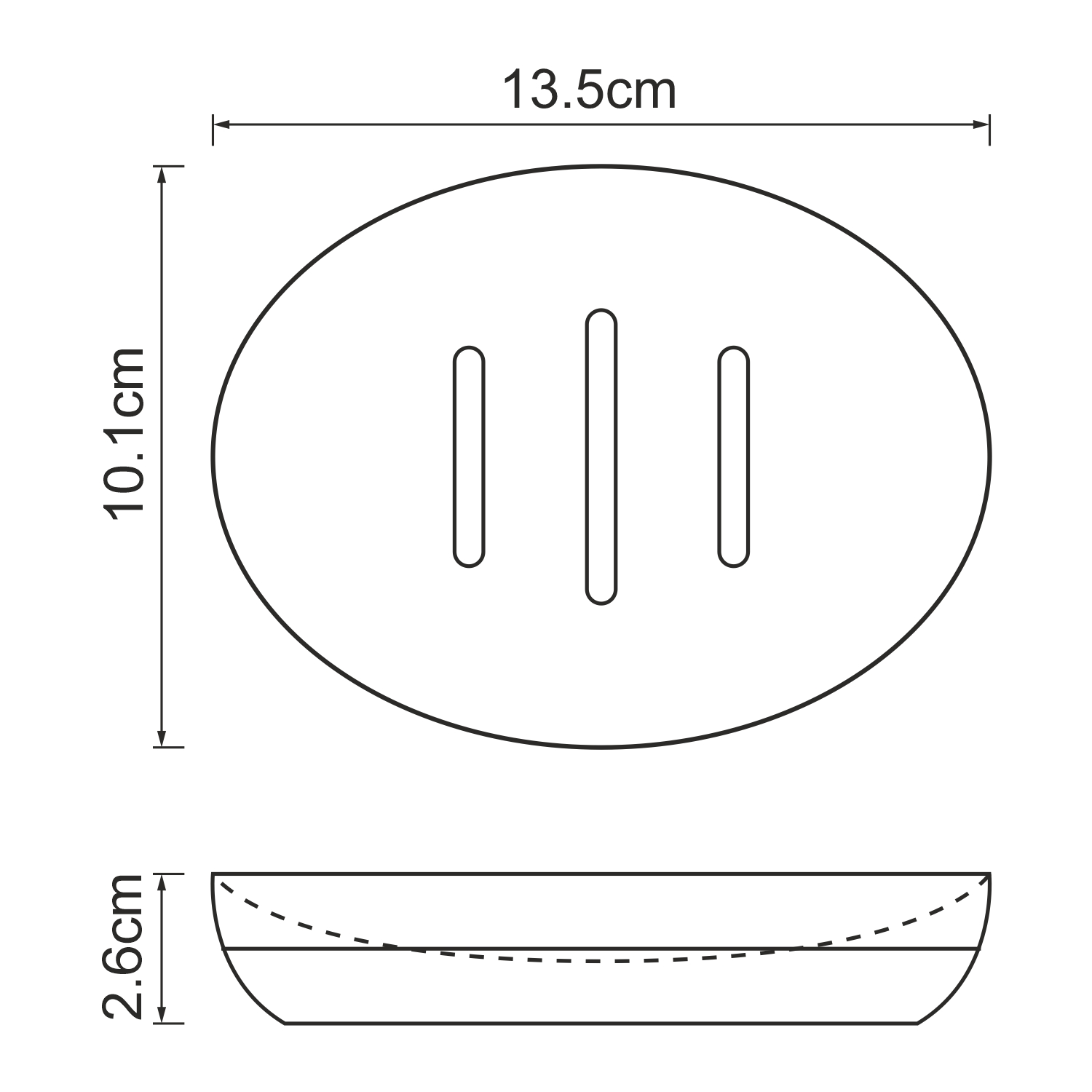 Wasserkraft Vils Мыльница настольная, полирезиновая цвет: черный K-6129