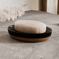 Wasserkraft Vils Мыльница настольная, полирезиновая цвет: черный K-6129