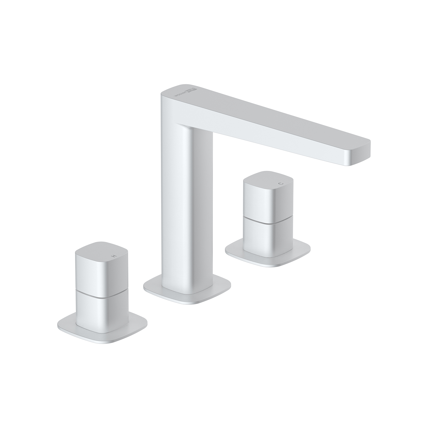 Wasserkraft Saale 9500 Смеситель для раковины встраив., на 3 отв., цвет: белый soft-touch 9535