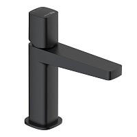 Wasserkraft Nuthe 9100 Смеситель для раковины на 1 отв., излив 10,3 см, цвет: черный soft-touch 9103