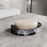 Wasserkraft Neime Мыльница настольная, полирезиновая цвет: черный K-1929