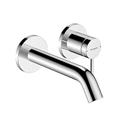 Hansgrohe Tecturis S Смеситель для раковины встраиваемый, внешняя часть, излив 16,5 см, цвет: хром 73350000