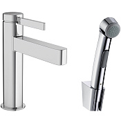 Hansgrohe Finoris Смеситель для раковины однорычажный с гигиеническим душем, цвет: хром 76210000