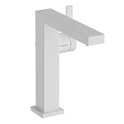 Hansgrohe Tecturis E Смеситель для раковины, высокий, с донным клапаном, цвет: матовый белый 73040700