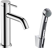 Hansgrohe Tecturis S Смеситель для раковины однорычажный с гигиеническим душем, цвет: хром 73211000