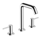 Hansgrohe Tecturis S Смеситель для раковины на 3 отверстия двухвентильный, цвет: хром 73330000