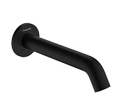 Hansgrohe Tecturis S Излив настенный для ванны 19,8 см, цвет: матовый черный 73411670