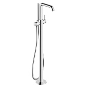 Hansgrohe Tecturis S Смеситель для ванны напольный, с ручным душем, внешняя часть, цвет: хром 73440000