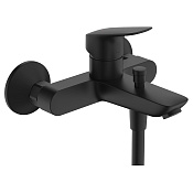 Hansgrohe Logis Смеситель для ванны, излив 19,4 см, цвет: матовый черный 71400670