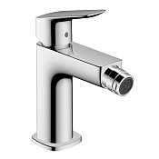 Hansgrohe Logis Смеситель для биде на 1 отверстие, однорычажный, с донным клапаном, цвет: хром 71201000