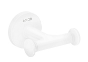 Axor Universal Circular Крючок двойной подвесной, латунь, цвет: белый 42812700