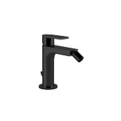 Gessi Emporio Via manzoni Смеситель для биде, однорычажный, с донным клапаном, цвет: matte black 38607#299