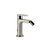 Gessi Emporio Via manzoni Смеситель для биде, однорыч., с донным клапаном, цвет: finox brus nickel 38607#149