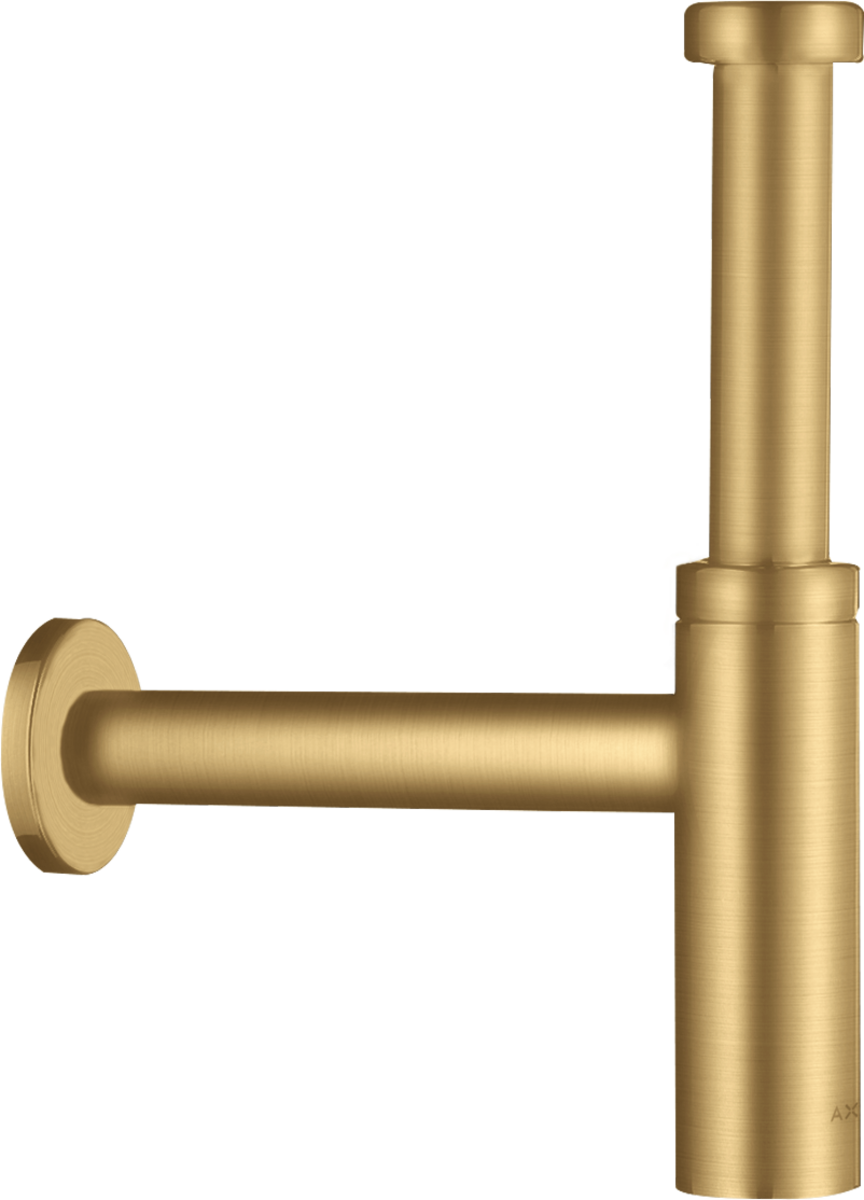Axor Flowstar S Дизайнерский сифон, латунь, цвет: шлифованное золото 51305250