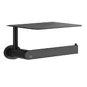 Gessi Emporio Держатель для туалетной бумаги подвесной, с крышкой, цвет: matte black 38855#299