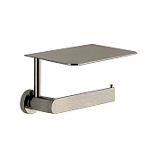 Gessi Emporio Держатель для туалетной бумаги подвесной, с крышкой, цвет: finox brushed nickel 38855#149