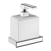 Gessi Eleganza Дозатор для жидкого мыла подвесной, цвет: хром/белый (НЕ производится!) 46413#031