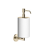 Gessi Anello Дозатор для жидкого мыла, подвесной, с белой колбой, цвет: finox brushed nickel 63713#149