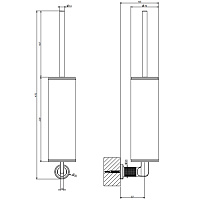 Gessi Inciso Ершик для унитаза подвесной, цвет: chrome 58520#031