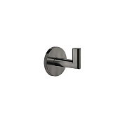 Gessi Tondo Крючок для полотенец одинарный, подвесной, цвет black metal brushed PVD 63621#707