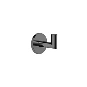 Gessi Tondo Крючок для полотенец одинарный, подвесной, цвет: matte black 63621#299