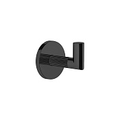 Gessi Anello Крючок для полотенец одинарный, подвесной, цвет: black metal brushed PVD 63821#707