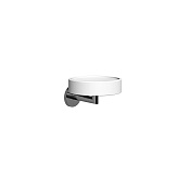 Gessi Tondo Мыльница с керамической чашей, подвесная, цвет: matte black 63601#299