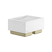 Gessi  Inverso Мыльница с керамической чашей, настольная, цвет: brushed brass PVD 20825#727