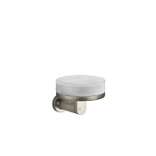 Gessi Emporio Мыльница со стеклянной чашей, подвесная, цвет: finox brushed nickel 38803#149