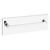 Gessi Emporio Полотенцедержатель для крепления на стекло, 45 см, цвет: chrome 38918#031