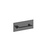 Gessi Tondo Полотенцедержатель для крепления на стекло, 30 см, цвет: matte black 63724#299